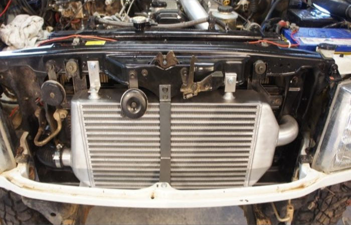 Toyota Landcruiser 105 Series 1HZ to 1HD-FTE Conversion Intercooler