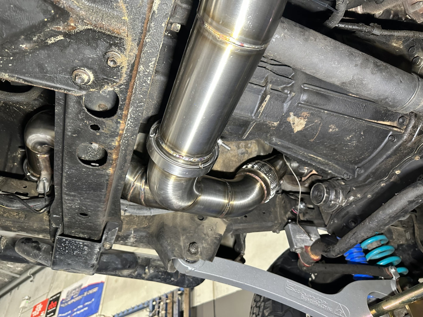VDJ79 Series Landcruiser Single Cab (Pre DPF) 4 Inch Stainless Exhaust